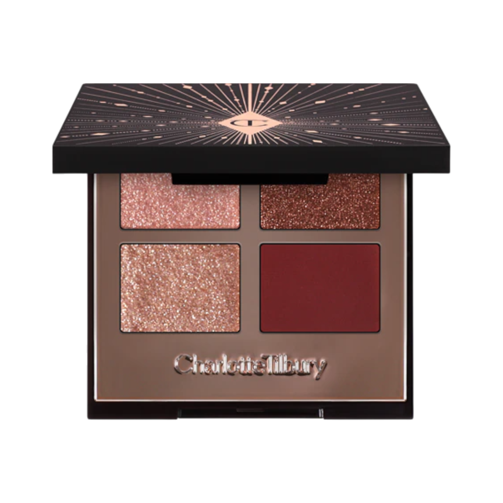 Палетка тіней Charlotte Tilbury Luxury Palette у відтінку Fire Rose 4,5 гр Палетка тіней Charlotte Tilbury Luxury Palette у відтінку Fire Rose 4,5 гр