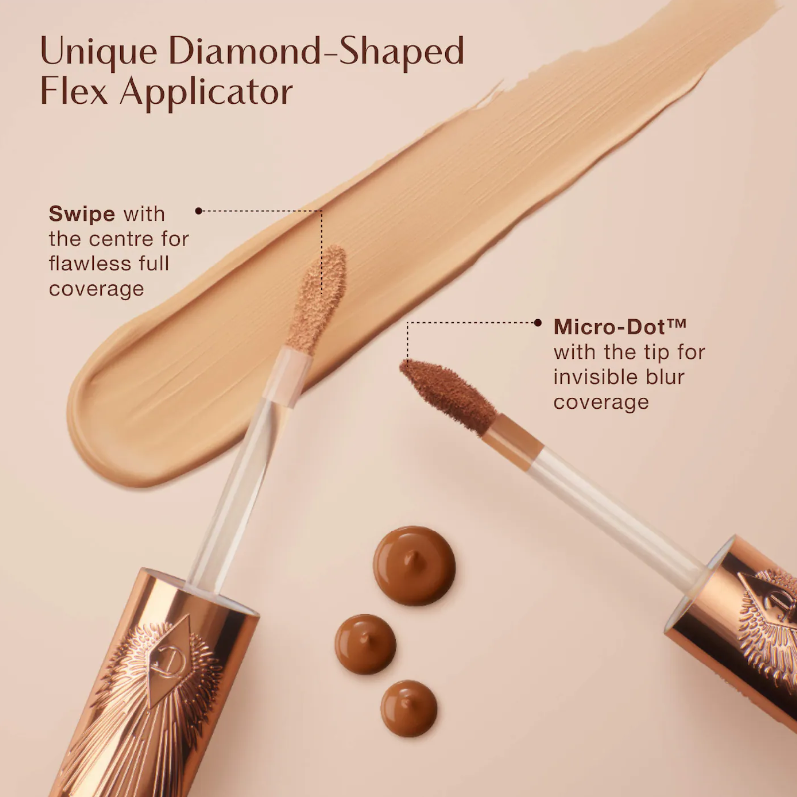 Консилер Charlotte Tilbury Airbrush Flawless Crease-Proof Long-Wear Blur Concealer with Hyaluronic Acid у відтінку 4.5 Fair-Medium Консилер Charlotte Tilbury Airbrush Flawless Crease-Proof Long-Wear Blur Concealer with Hyaluronic Acid у відтінку 4.5 Fair-Medium